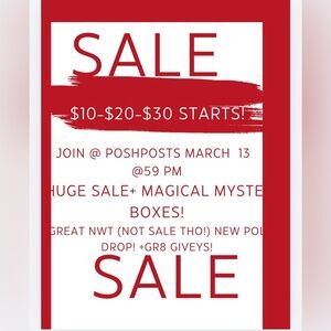 Live Notice!l Like this listing2be notified of lives!join the fun! All NWT!